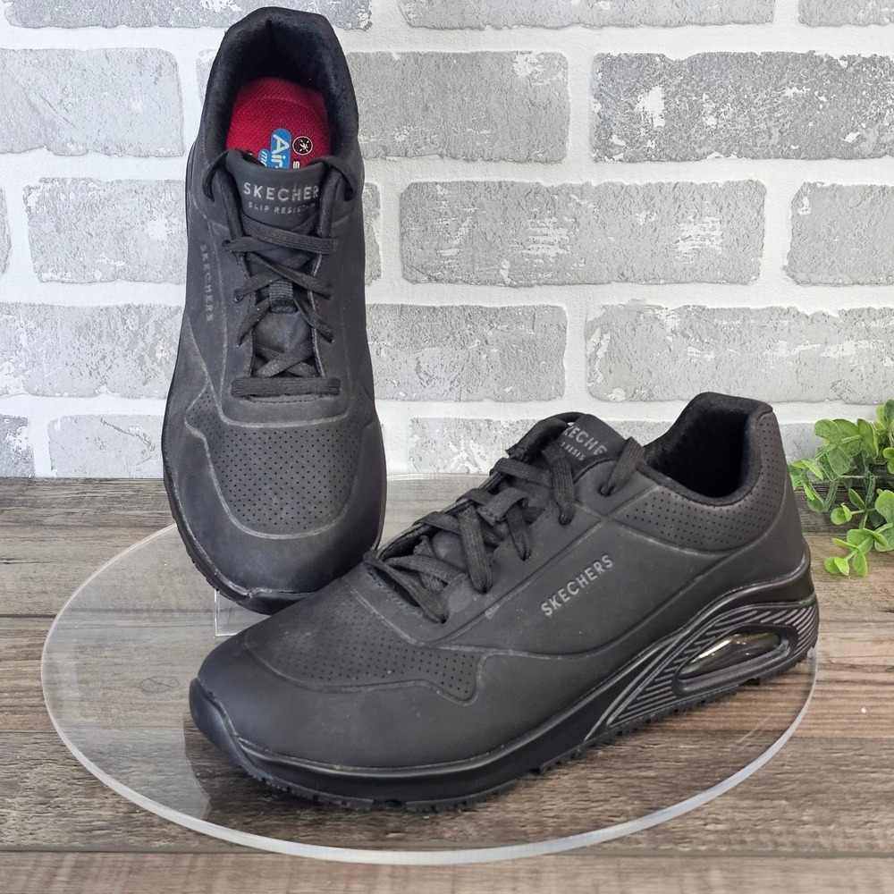 Skechers UNO SR Work Slip Resistant Air Cooled Memory Foam Shoes Women's US 10